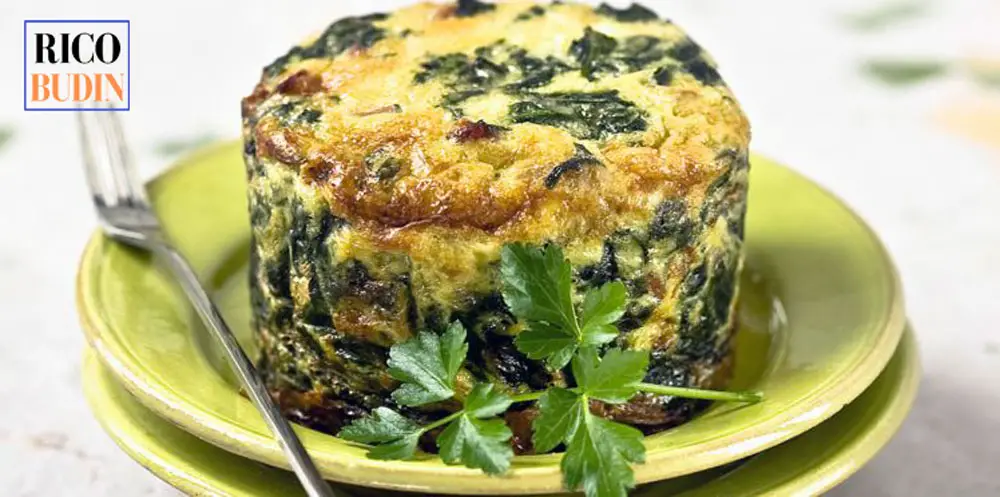 budín de espinaca y ricota